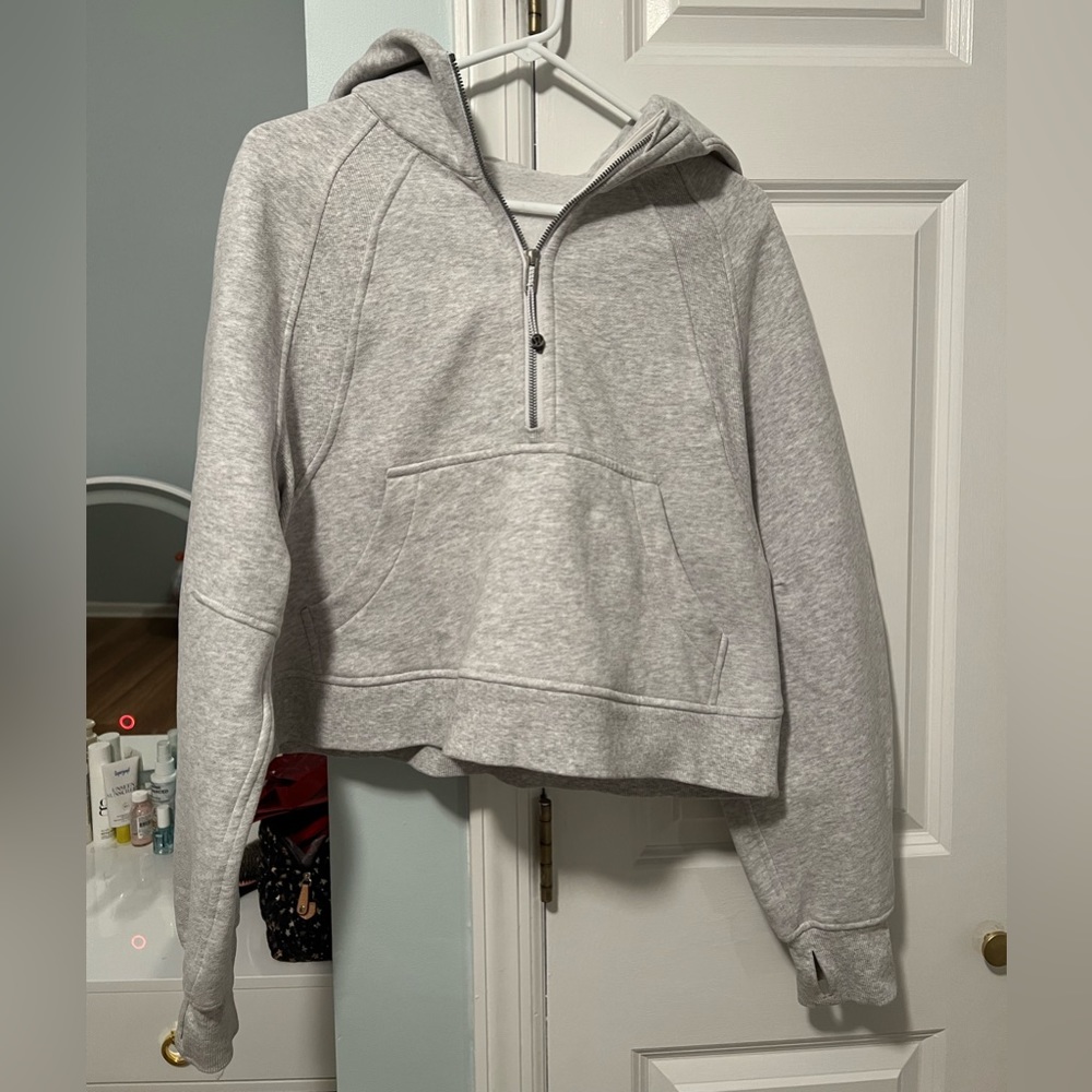 Lululemon Scuba Oversized Half Zip Hoodie - Grey
